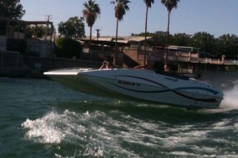 2003 Placecraft Stepcat 22' Jet boat