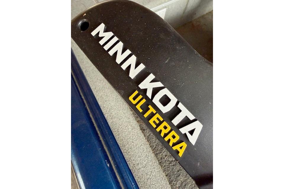 Minn Kota Ulterra motor on 2018 Alumacraft Pro 185 boat.