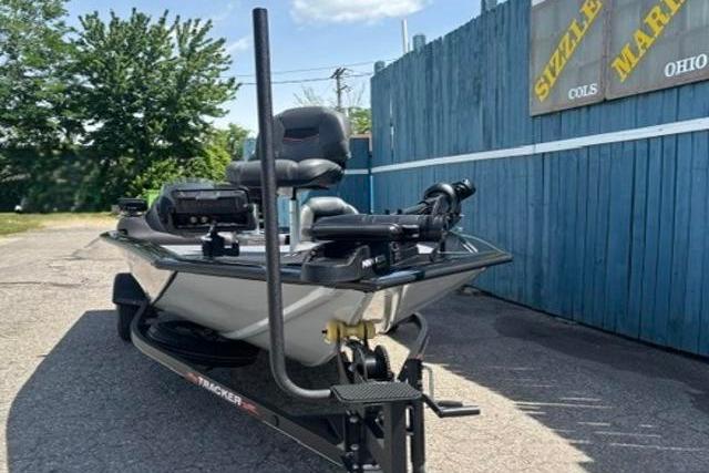 2023 Tracker Pro Team 190 TX Tournament Edition boat parked outdoors.
