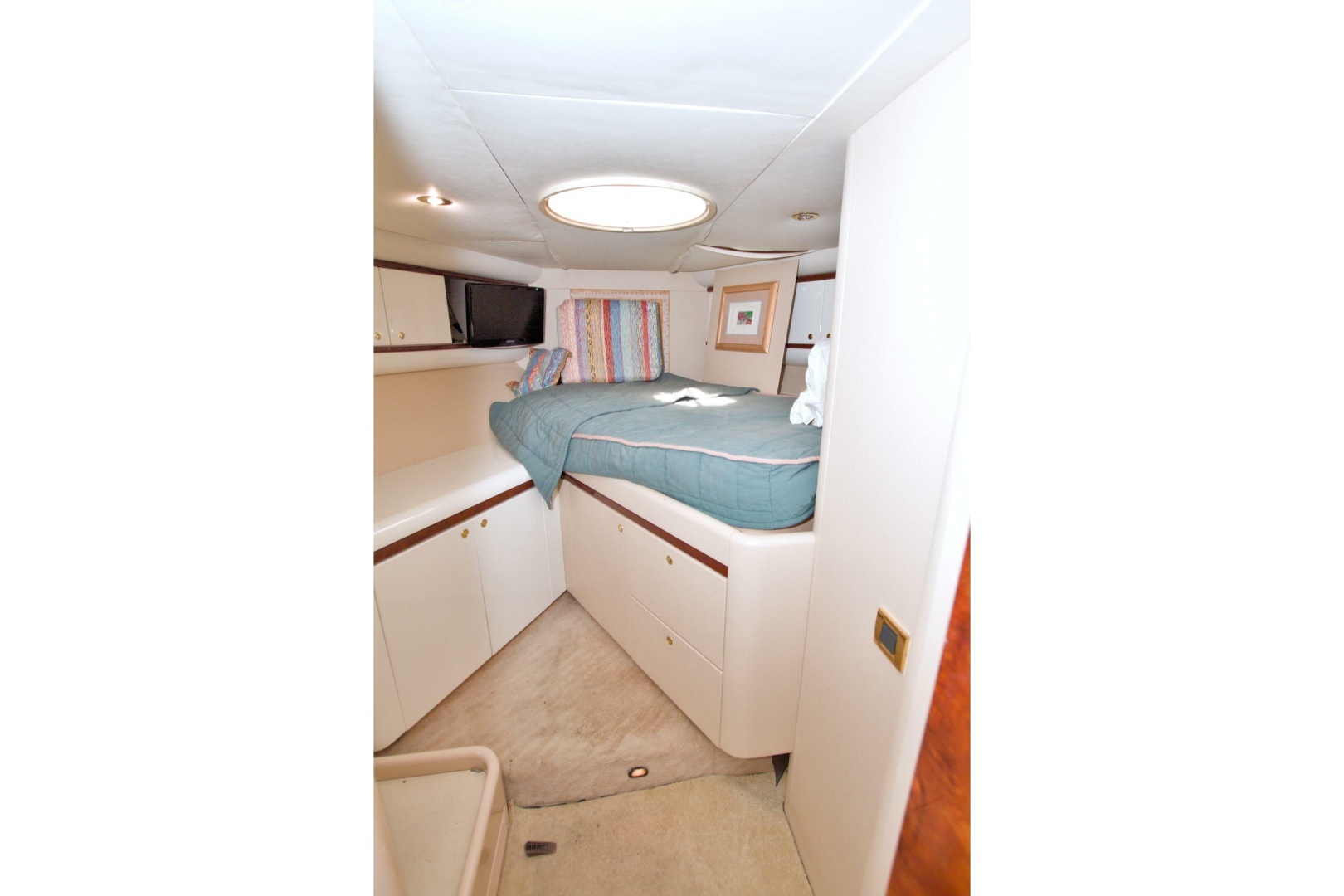 1998 Lazzara Yachts 76 Skylounge Grand Salon - Image 93