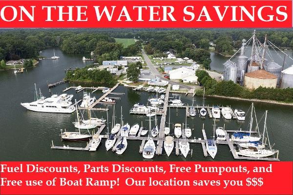 2024 Boston Whaler 380 Realm - On the Water Savings, Fuel and Parts Discounts, Free Pumpouts, Boat Ramp Access.