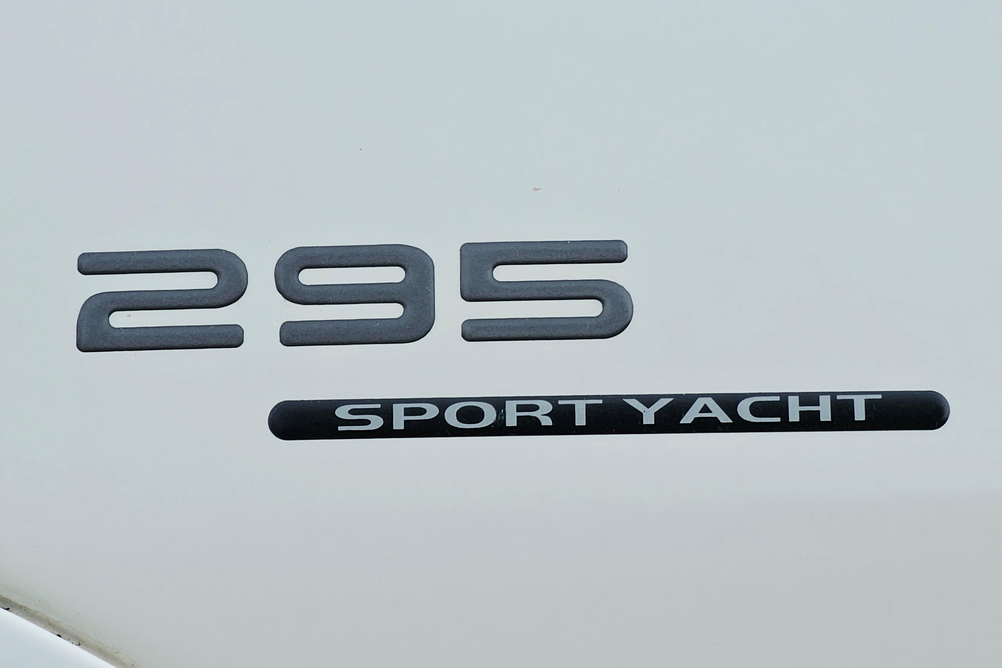 2016 Monterey 295 Sport Yacht logo on white background.
