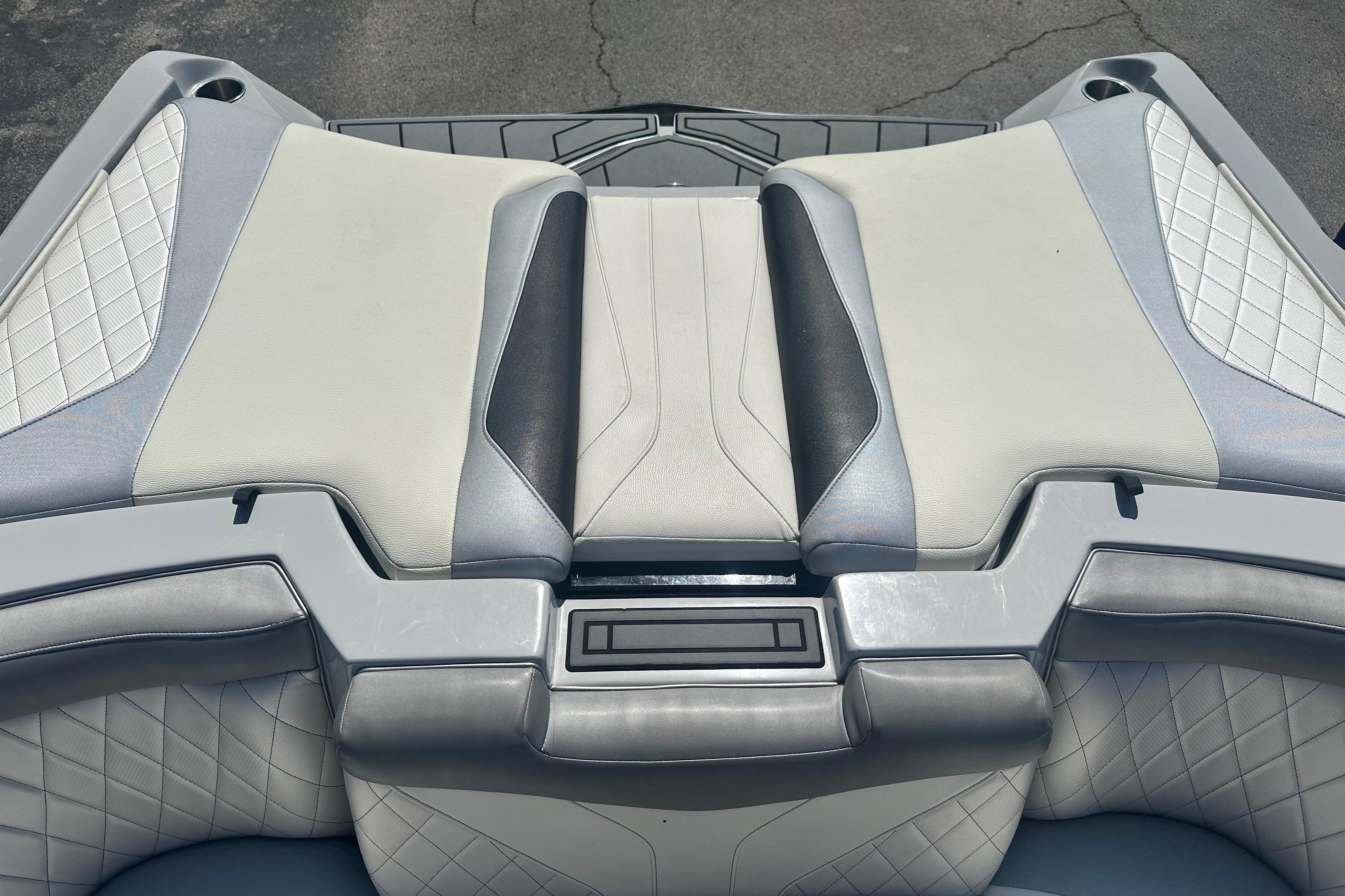 2016 Tige Z3 boat interior with sleek, cushioned seating and modern design.
