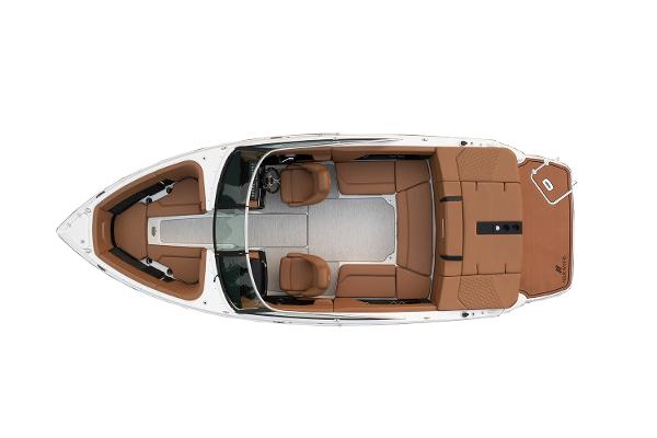 Manufacturer Provided Image: 2025 Four Winns H4 boat, top view, featuring sleek design and spacious seating.