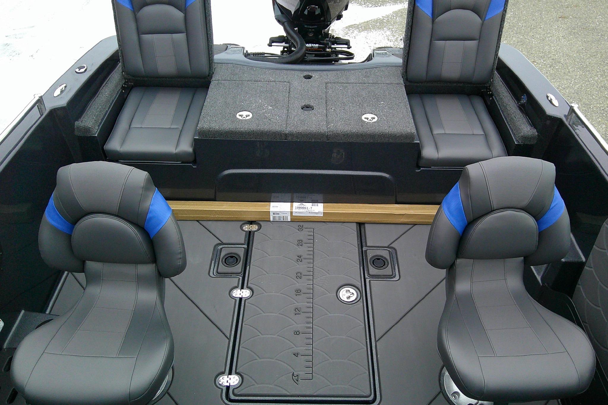 2026 Nitro ZV19 Sport Pro boat interior with sleek seating and modern design.