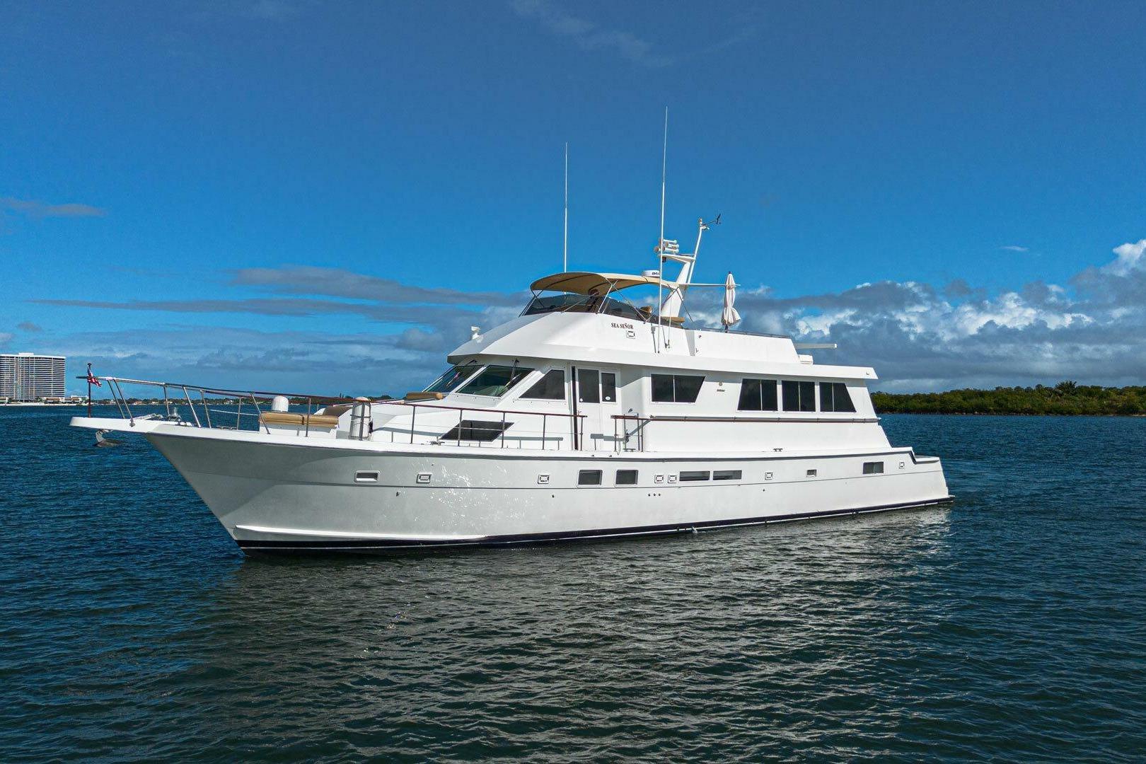 1989 Hatteras 78 Cockpit Motor Yacht
