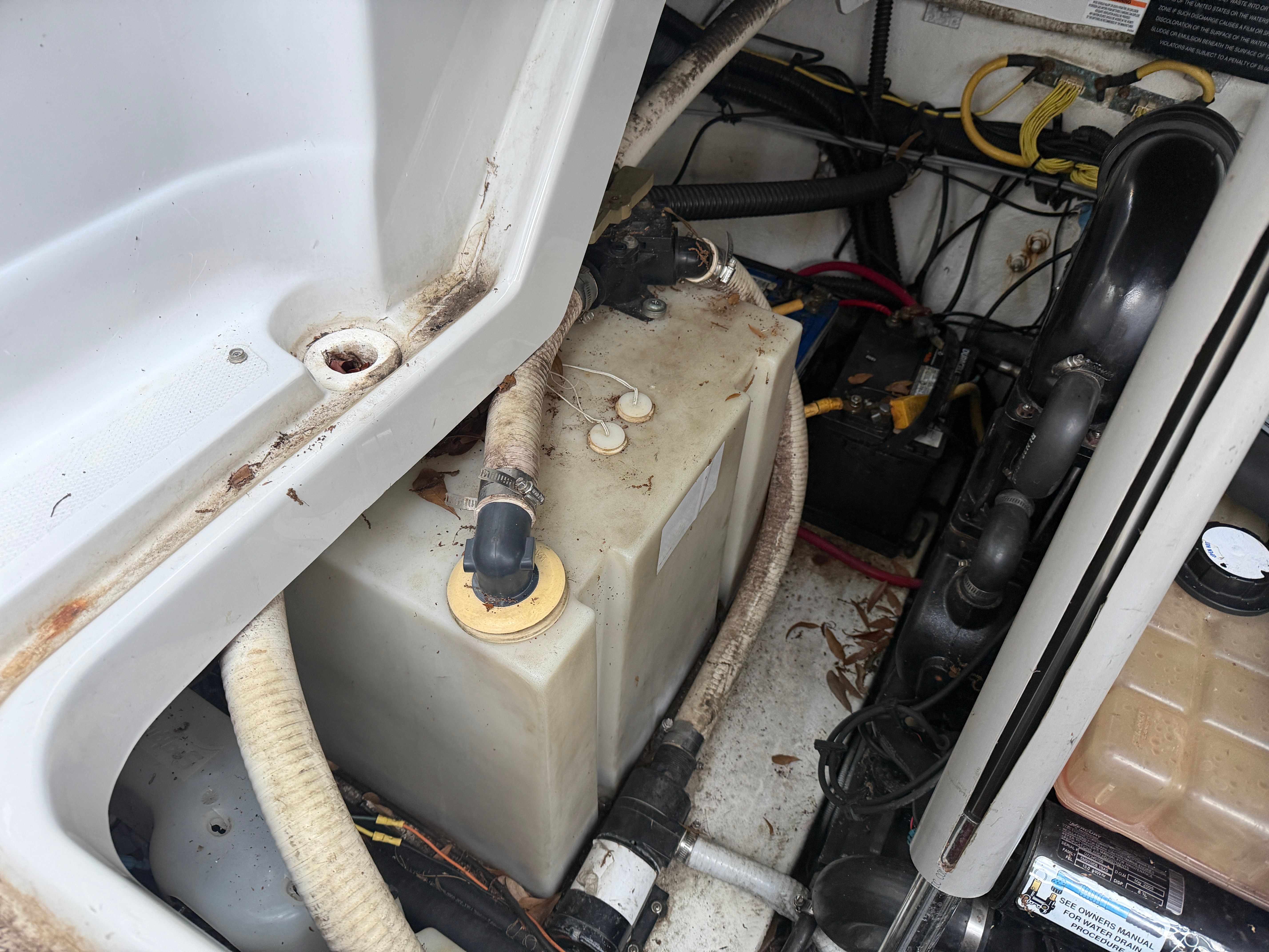 Interior of a 2006 Crownline 270 CR boat.