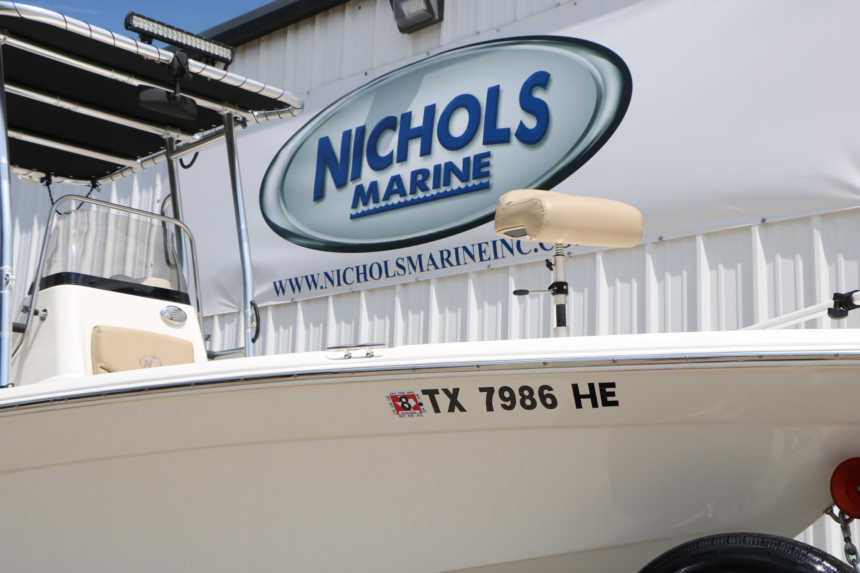 2020 NauticStar 2140 Sport boat at Nichols Marine dealership.
