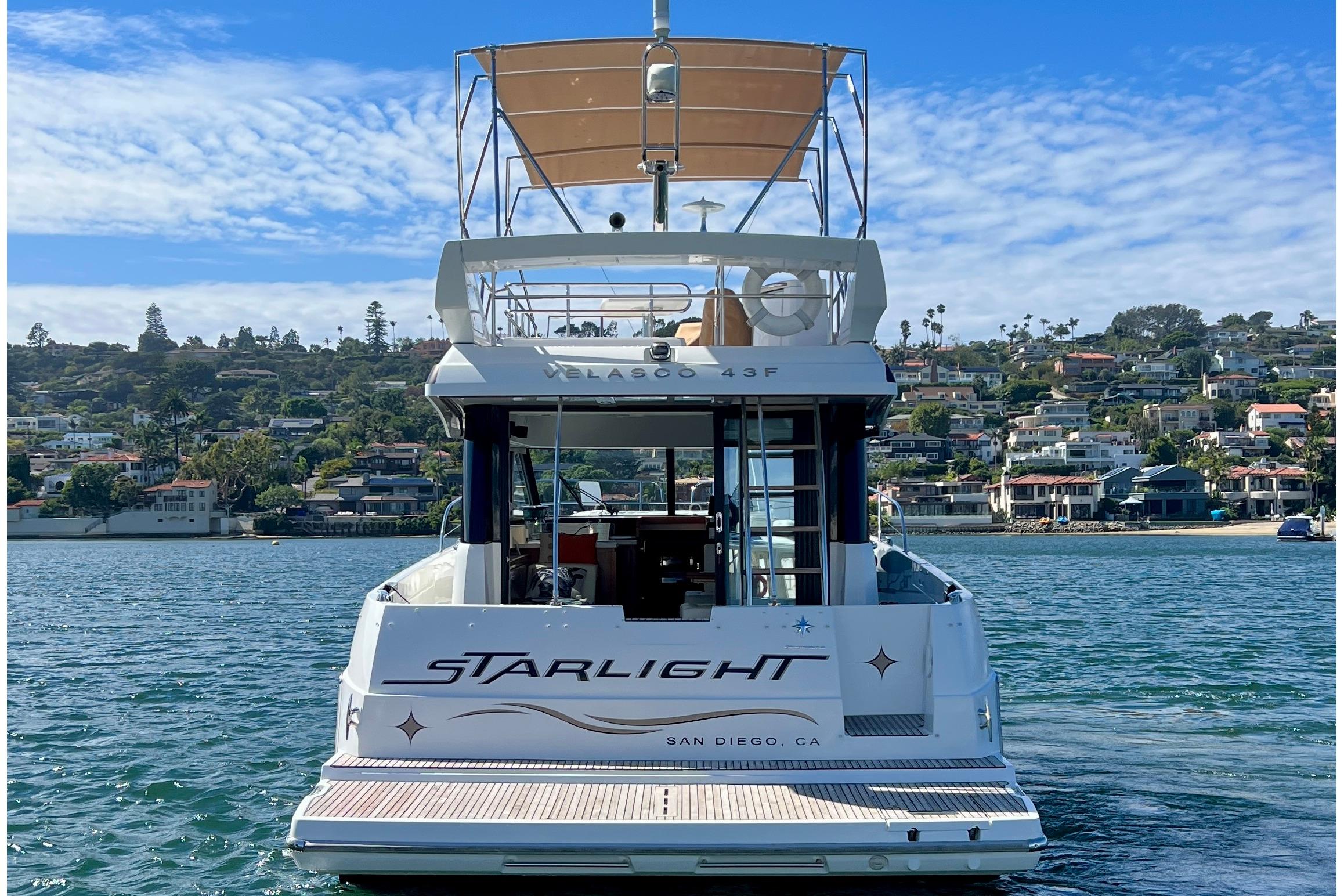 2017 Jeanneau Velasco 43 yacht named "Starlight" in San Diego waters.