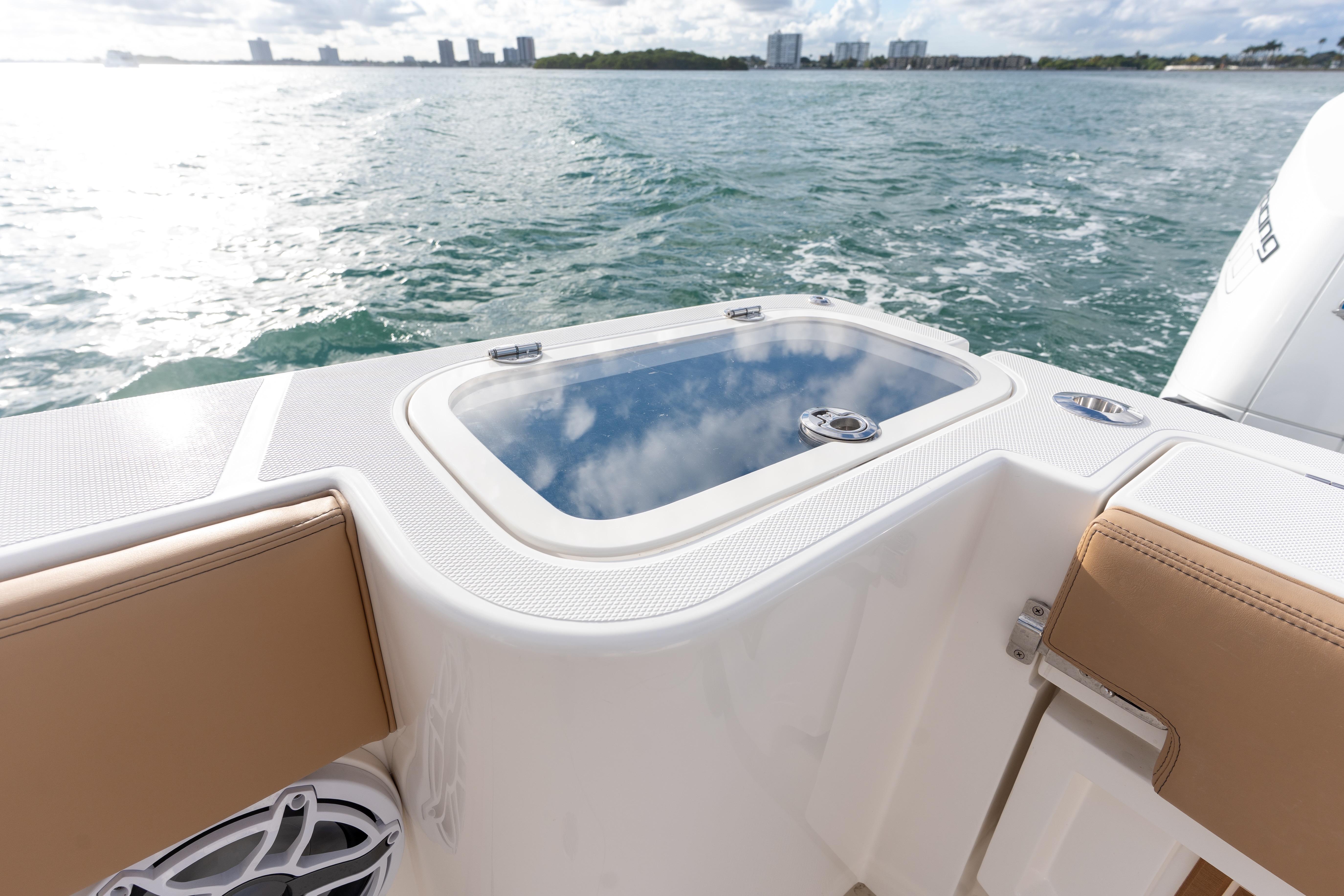 2026 Blackwater 41 Performance Fish boat with sleek design on open water.