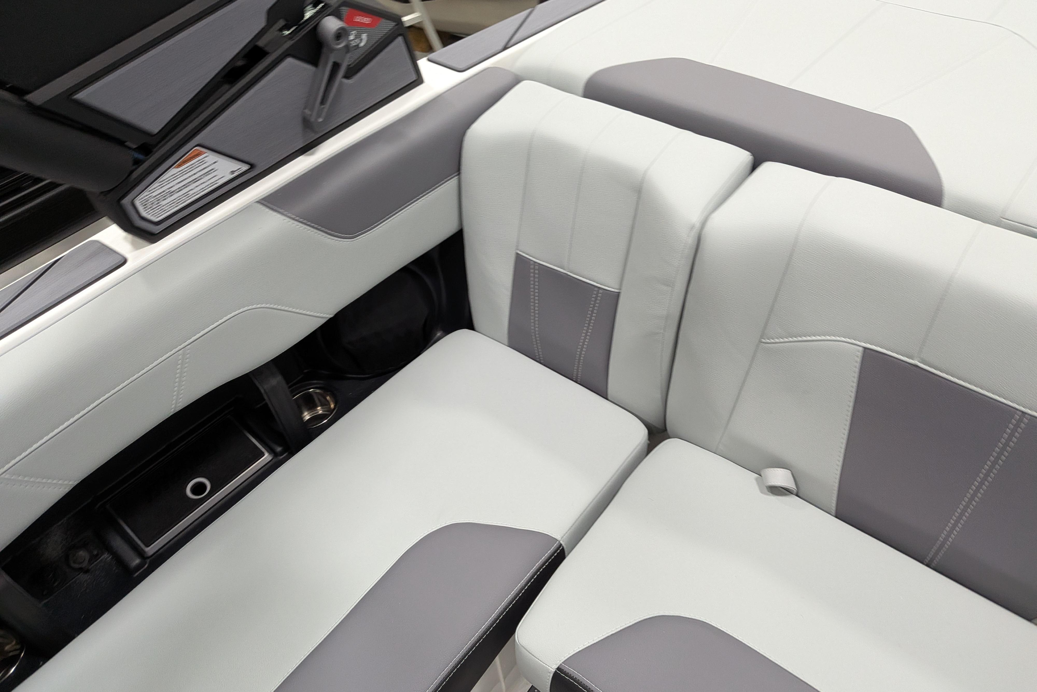 2026 Malibu Wakesetter 20 VTX interior with sleek, modern seating design.