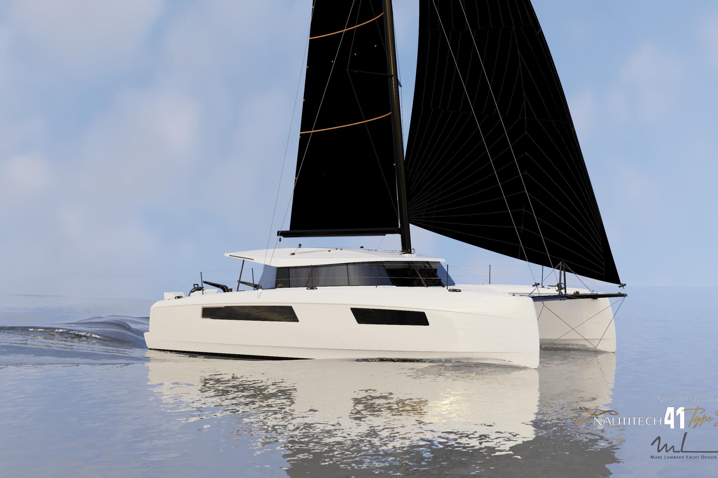 Nautitech 41 Type S 2026 catamaran on calm water.