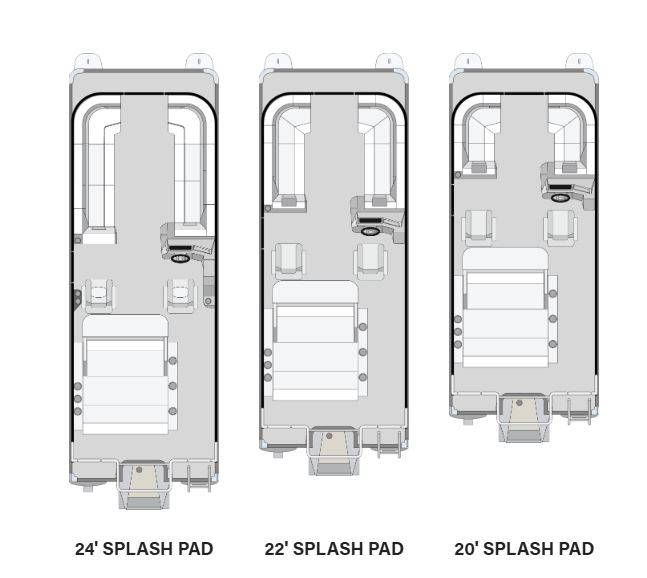 2026 Whisper Pontoons Splash Pad