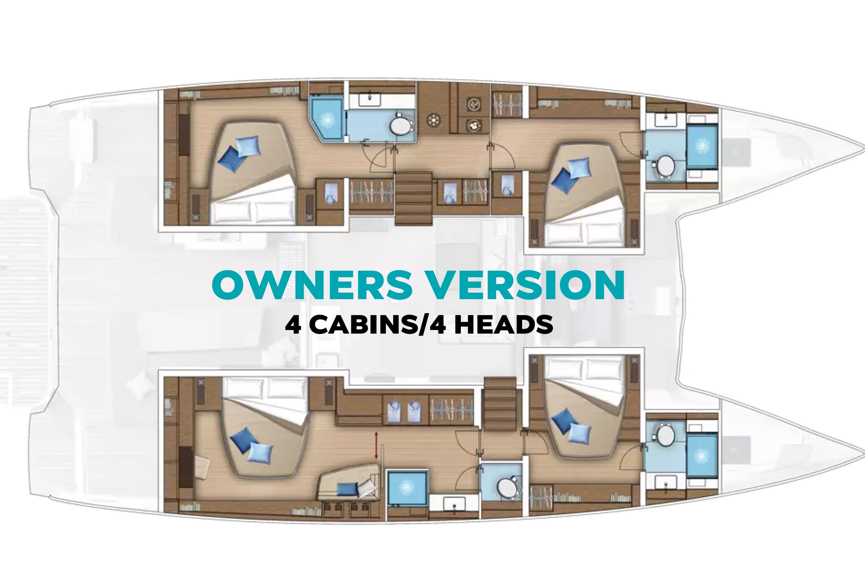2025 Lagoon 55 Owners version