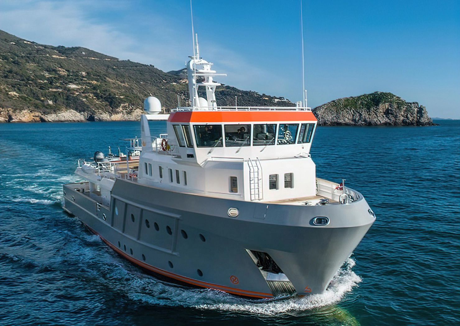 Ocean King Explorer 130 from 2028 on the sea.