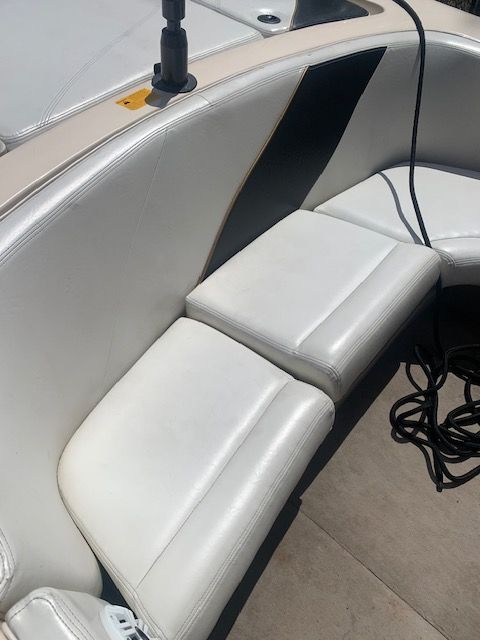 Interior of a 2001 Correct Craft Super Air Nautique boat.