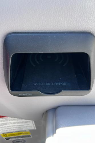 2024 Moomba Max wireless charging compartment, featuring a convenient and modern design.