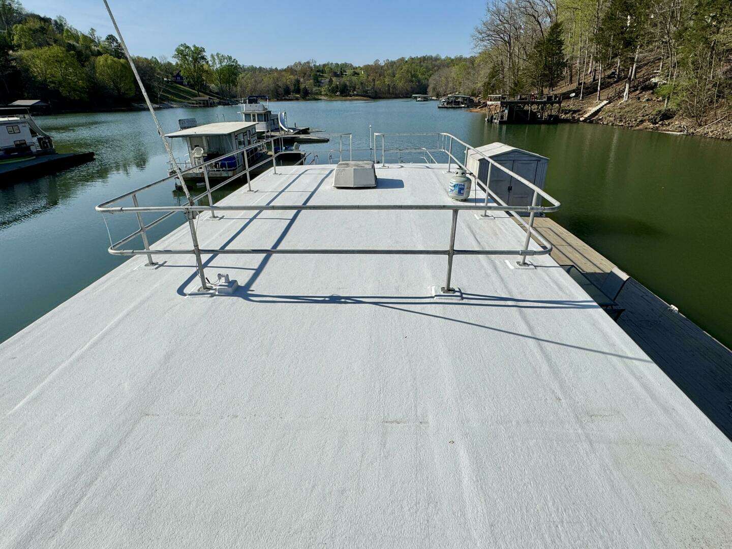 1977 Sumerset 14 x 58 Aluminum Hull Houseboat with Catwalks - Image 85