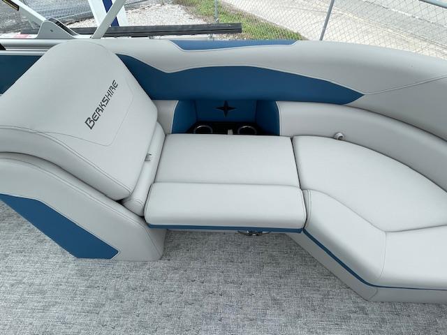 2025 Berkshire 22 RFX LE Tri-toon Pontoon with luxurious seating and modern design.