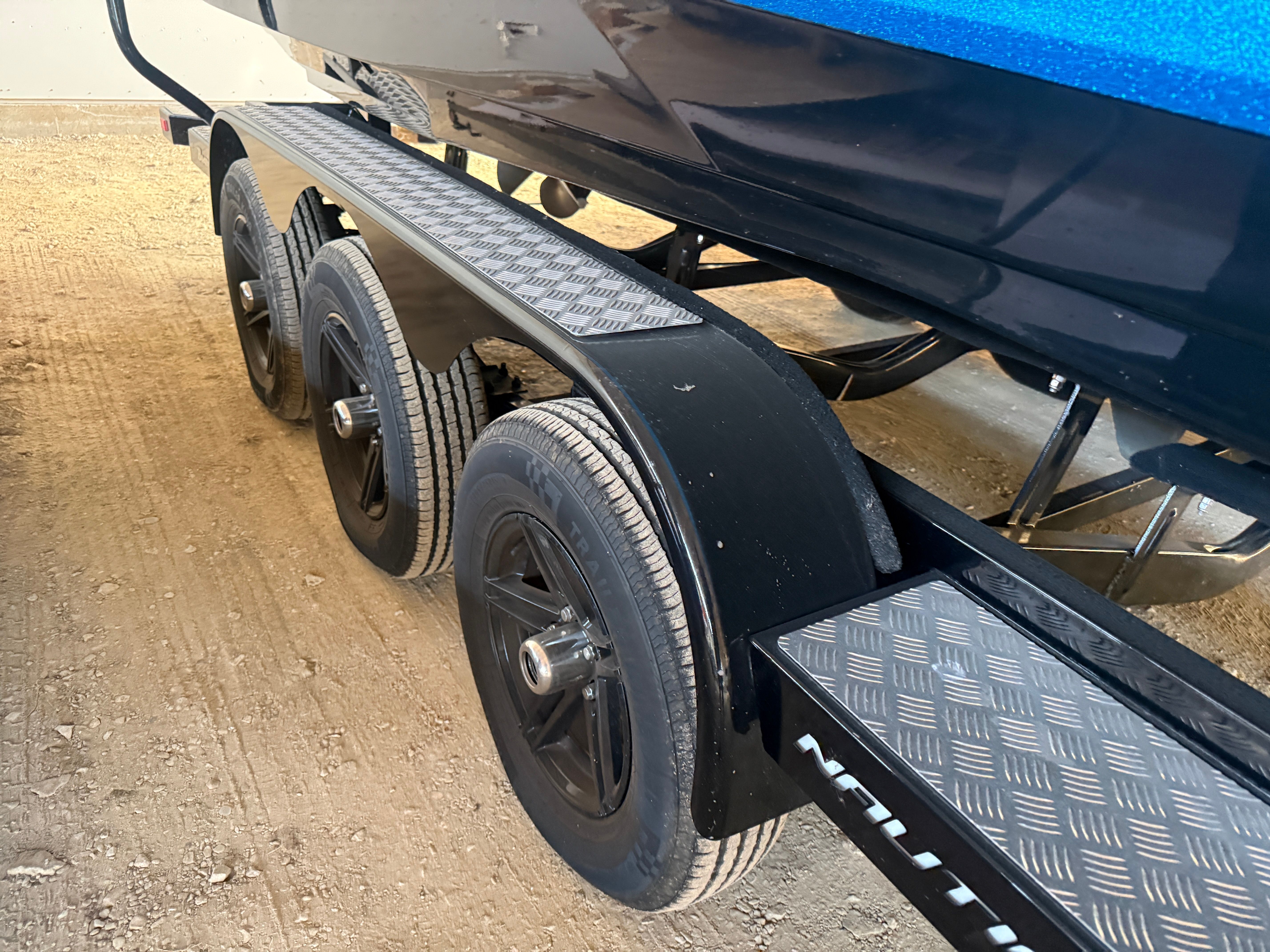 Trailer of a 2021 Nautique Super Air Nautique G25 boat.