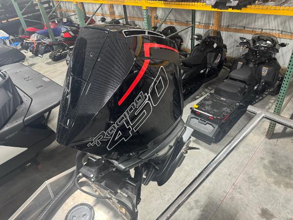 2025 Manitou LX with powerful 450 engine in a showroom.