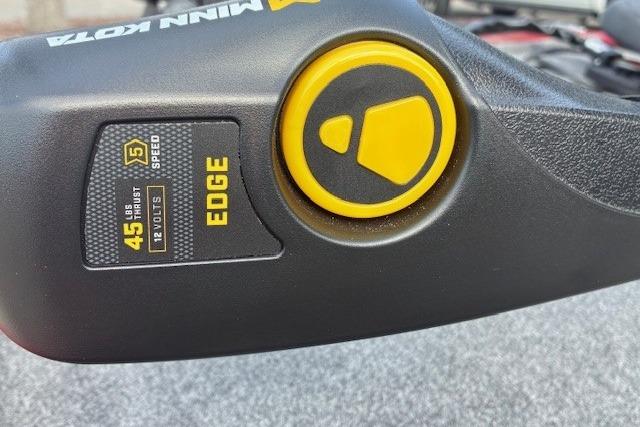Minn Kota Edge trolling motor control on 2025 Tracker Bass Tracker Classic XL boat.
