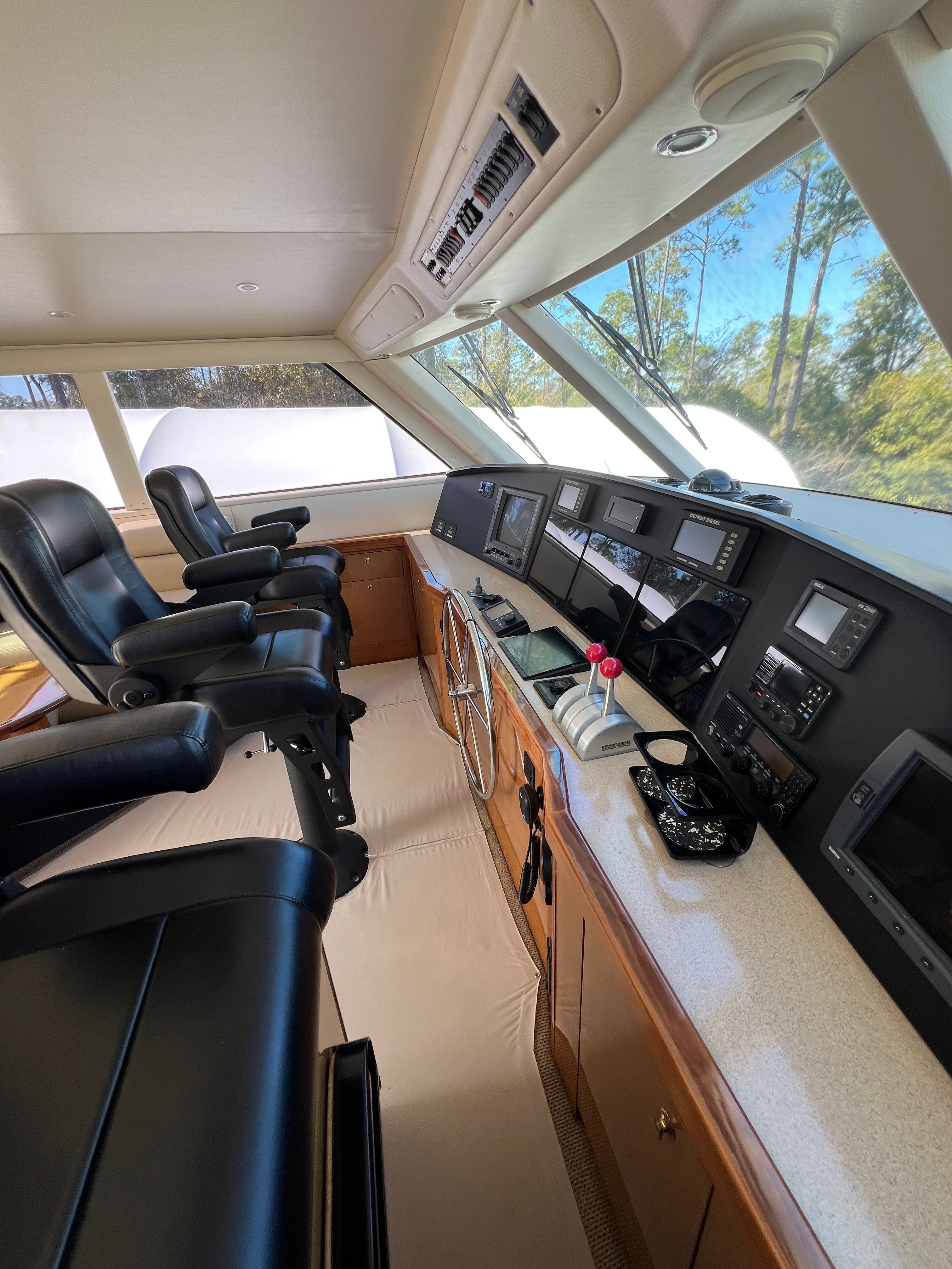 2002 Viking 61 Enclosed Bridge - 61