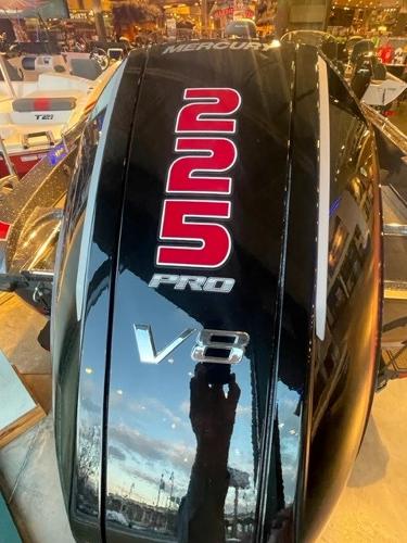 2025 Nitro ZV19 boat with Mercury 225 Pro V8 engine.