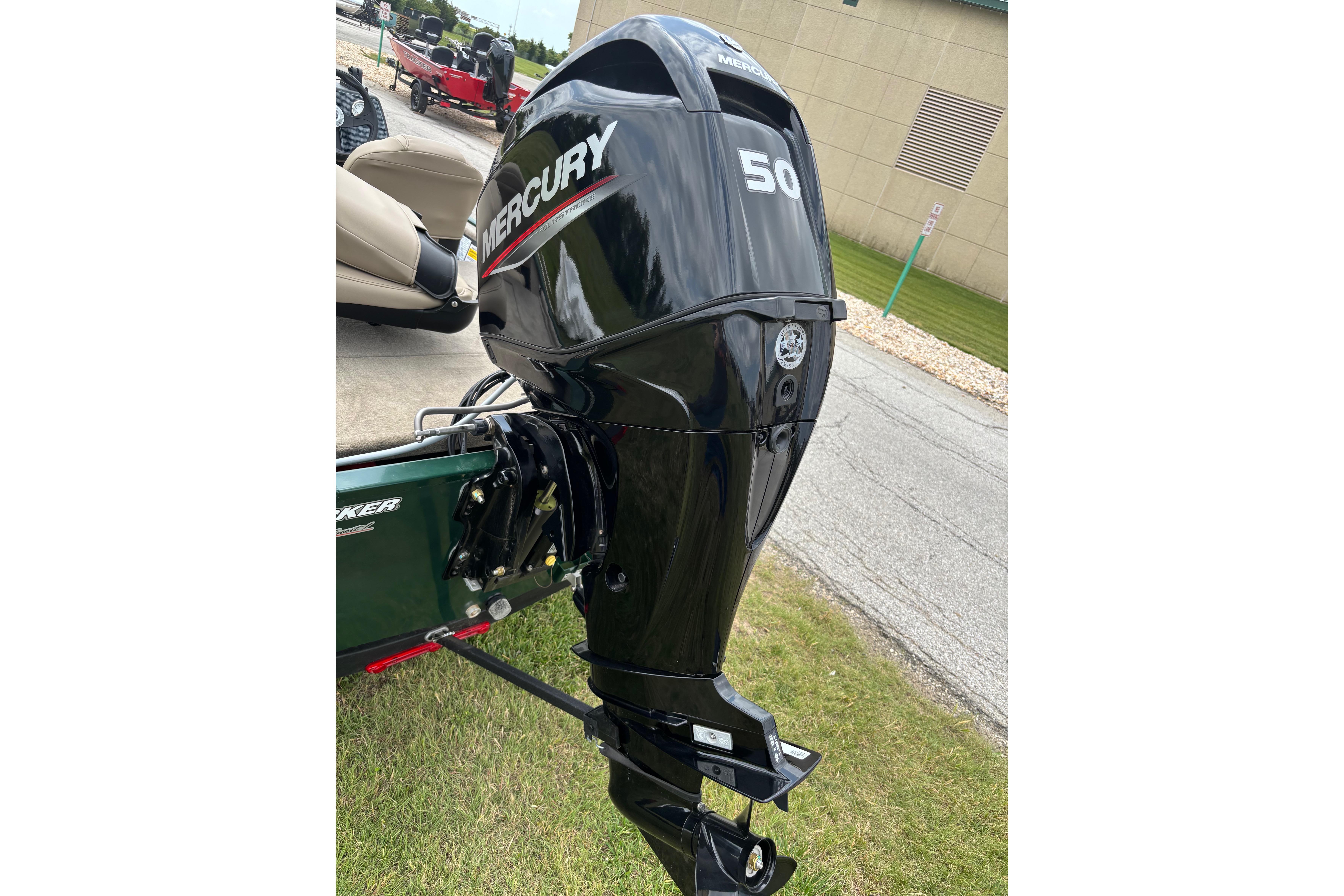2026 Tracker Bass Tracker Classic Limited with Mercury 50 outboard motor.