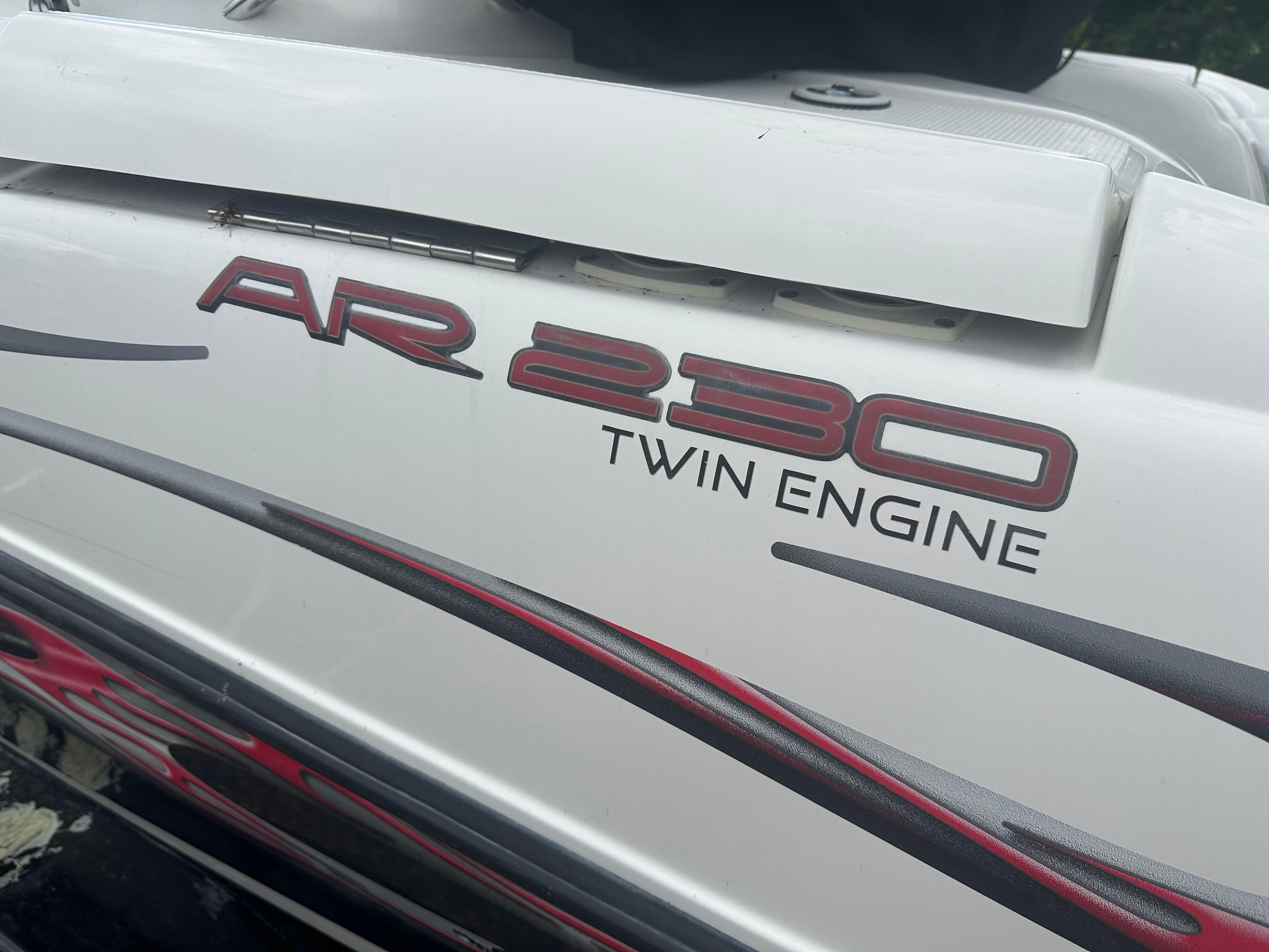 Yamaha AR230 HO 2005 twin engine boat decal.