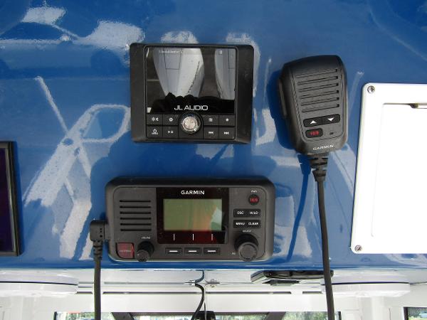 Garmin and JL Audio equipment on 2024 Wellcraft 263 Fisherman boat.