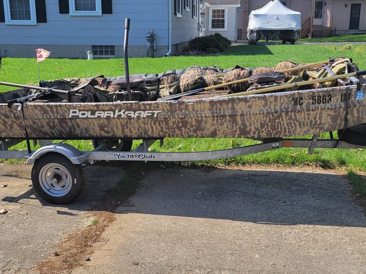 2022 Polar Kraft Duck Hunting Jon Boat