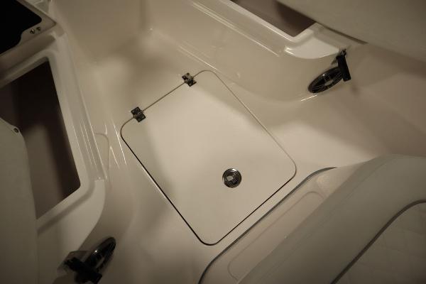 2025 Sea Fox 228 Commander boat interior storage compartment.