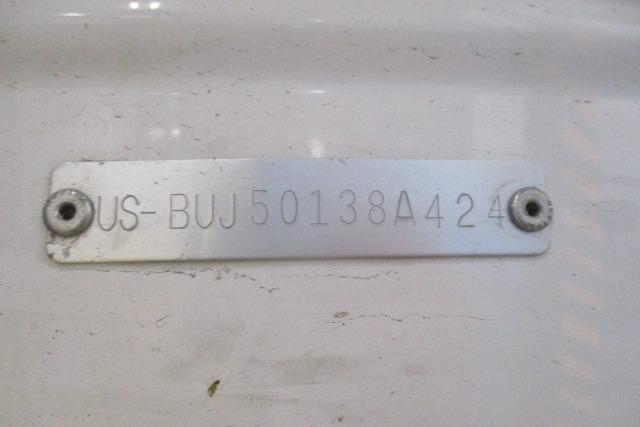 Metal identification plate on 2024 Tahoe T16 with serial number US-BUJ50138A424.