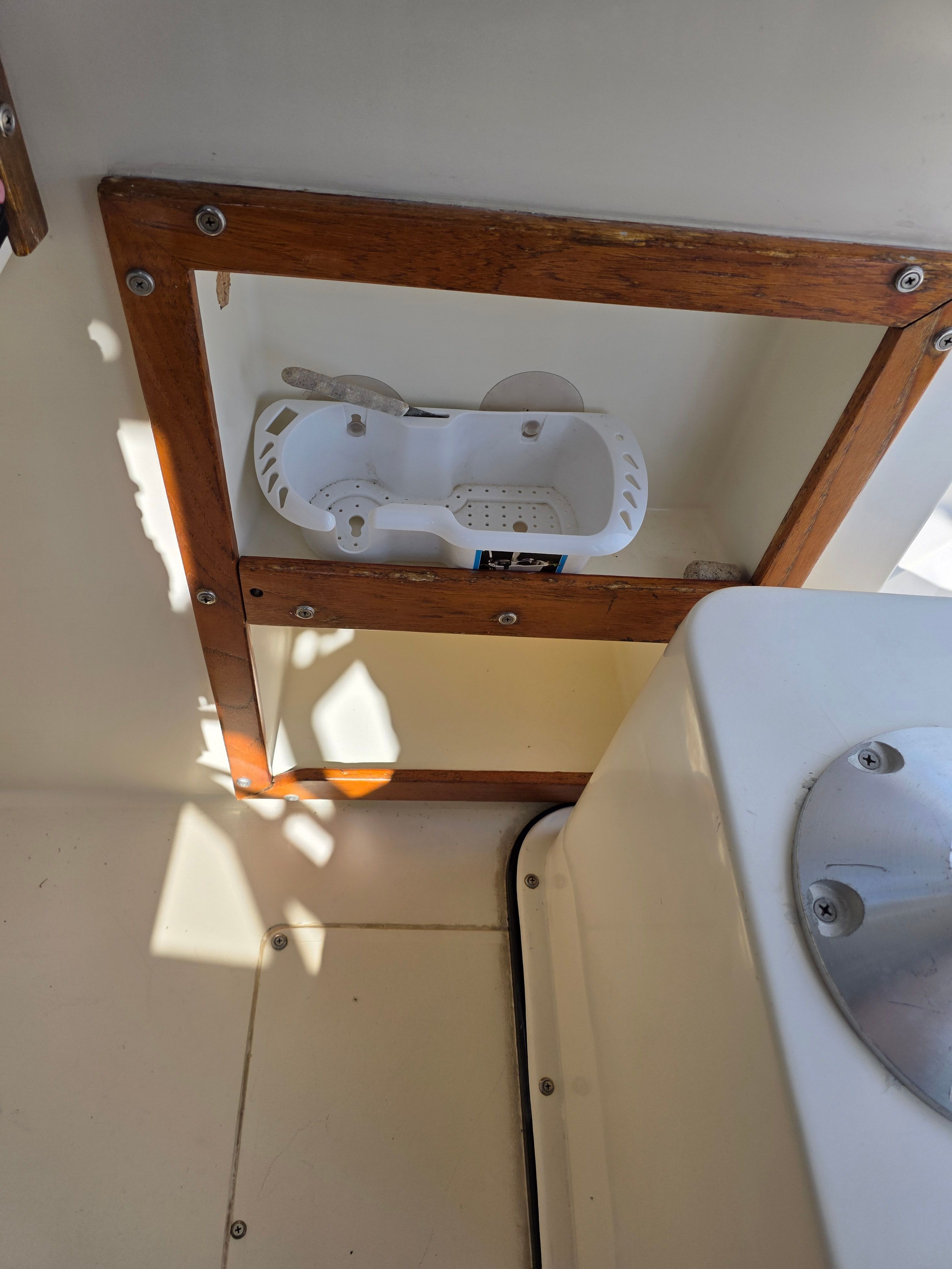 Interior of a 1987 Mako 248 WAC boat.