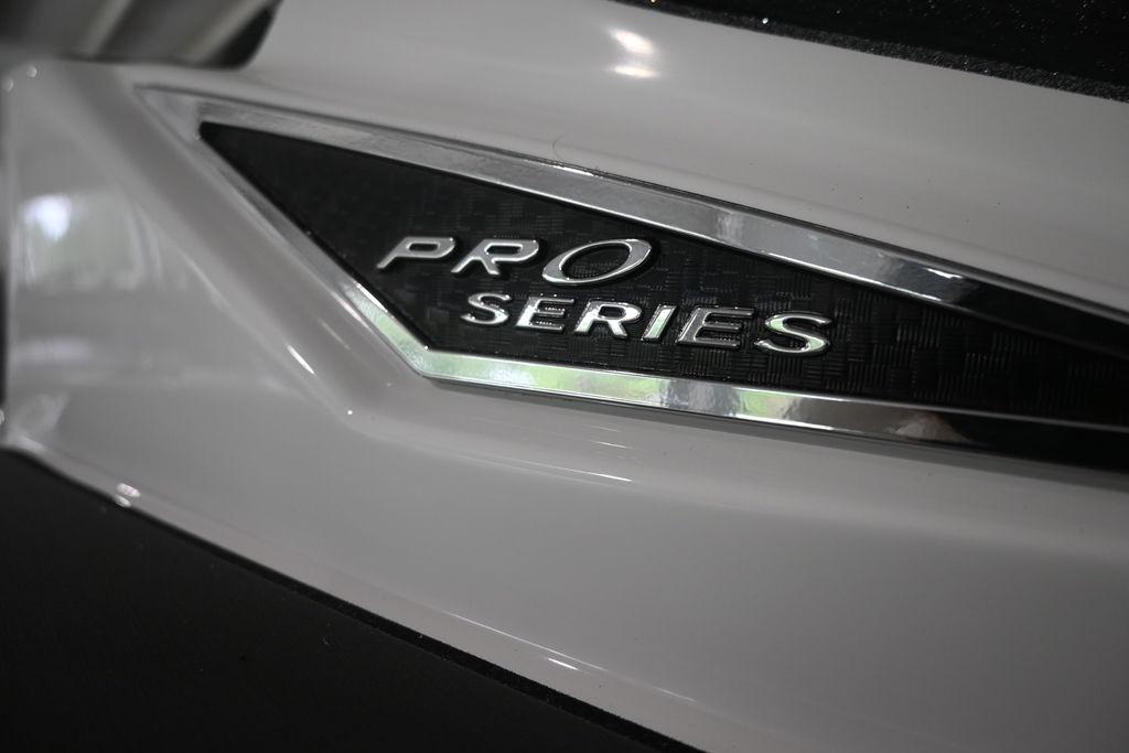 2026 Caymas CX19 PRO Series emblem on sleek boat exterior.