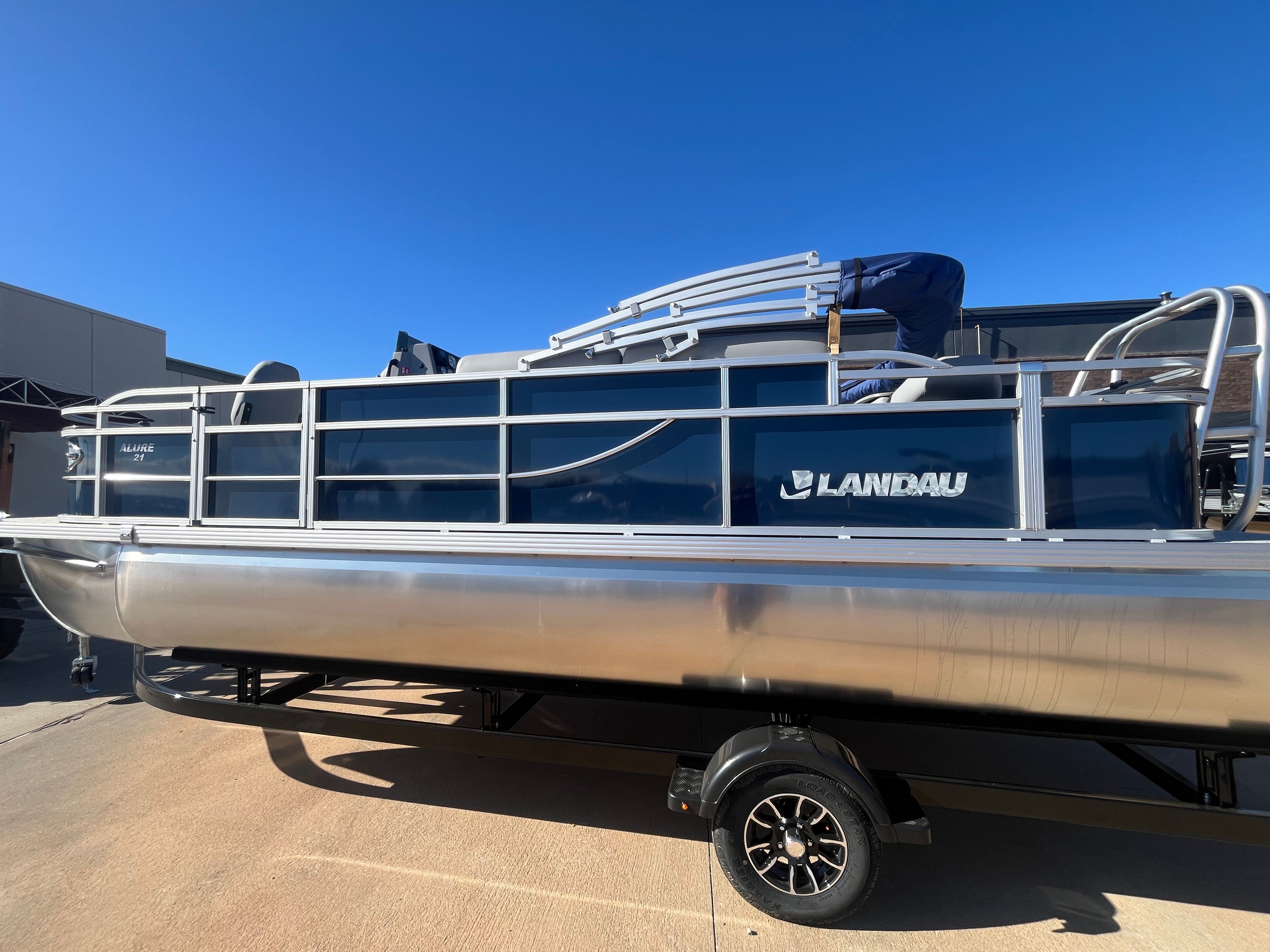 2026 Landau Alure 21CC Fish boat on trailer.