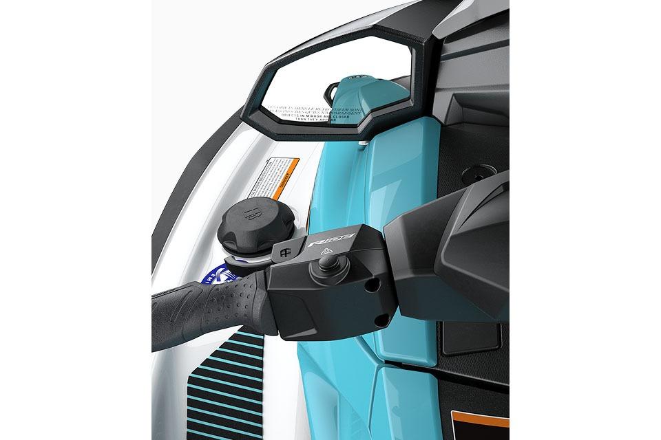 Manufacturer Provided Image: 2026 Yamaha WaveRunner VX handlebar and dashboard close-up.