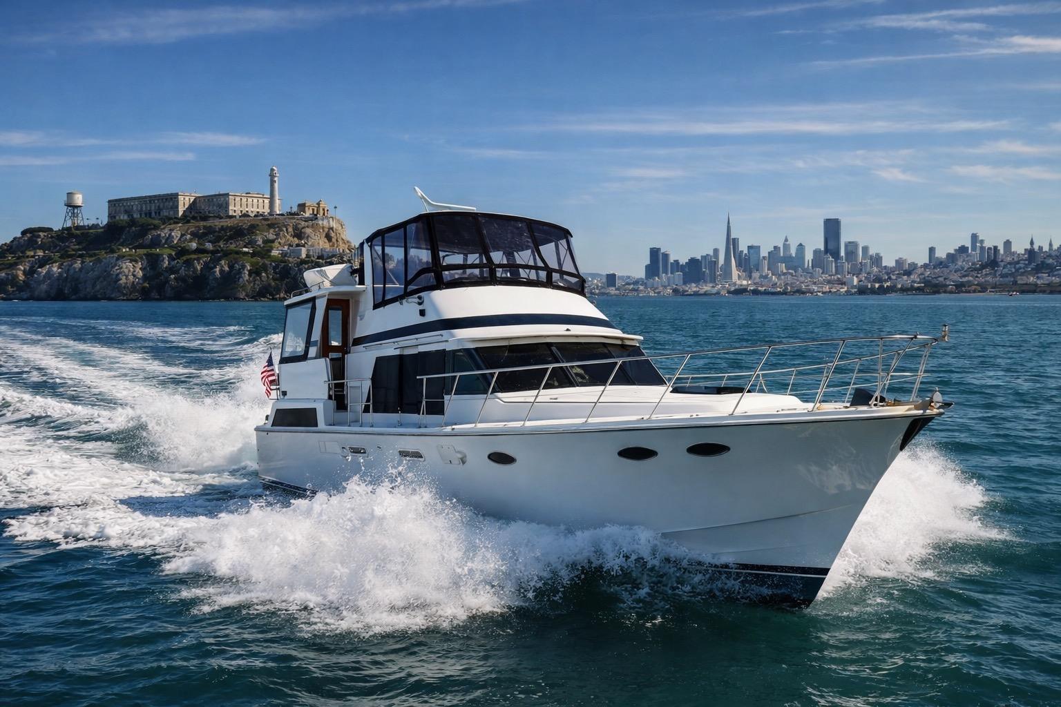 1987 Lien Hwa 47 Cockpit Motor Yacht