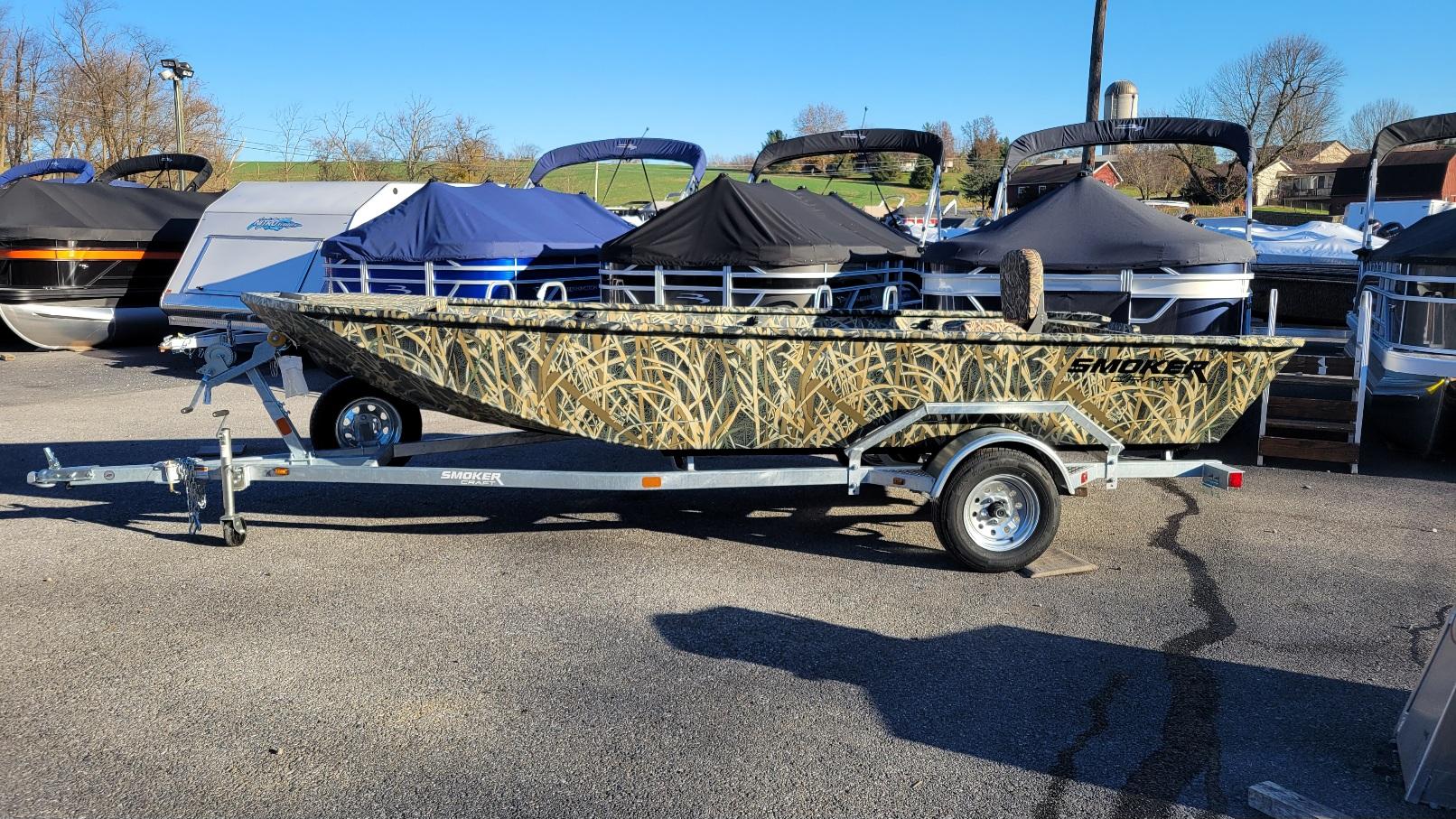 2025 Smoker Craft Sportsman 1660 tiller. Mossy Oak Camo (In stock!)