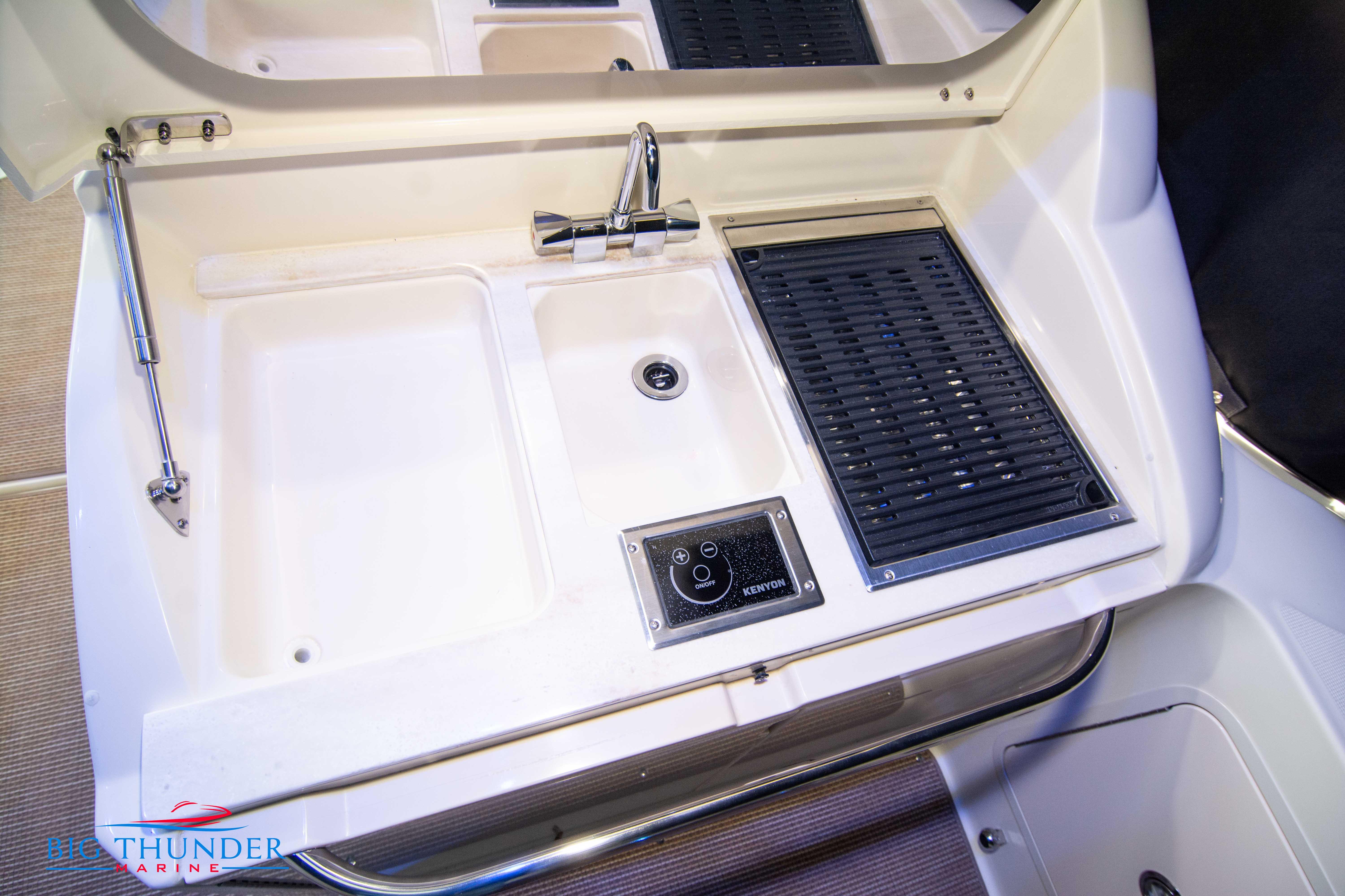 2024 Chris-Craft CALYPSO 35 CP boat sink and grill station.
