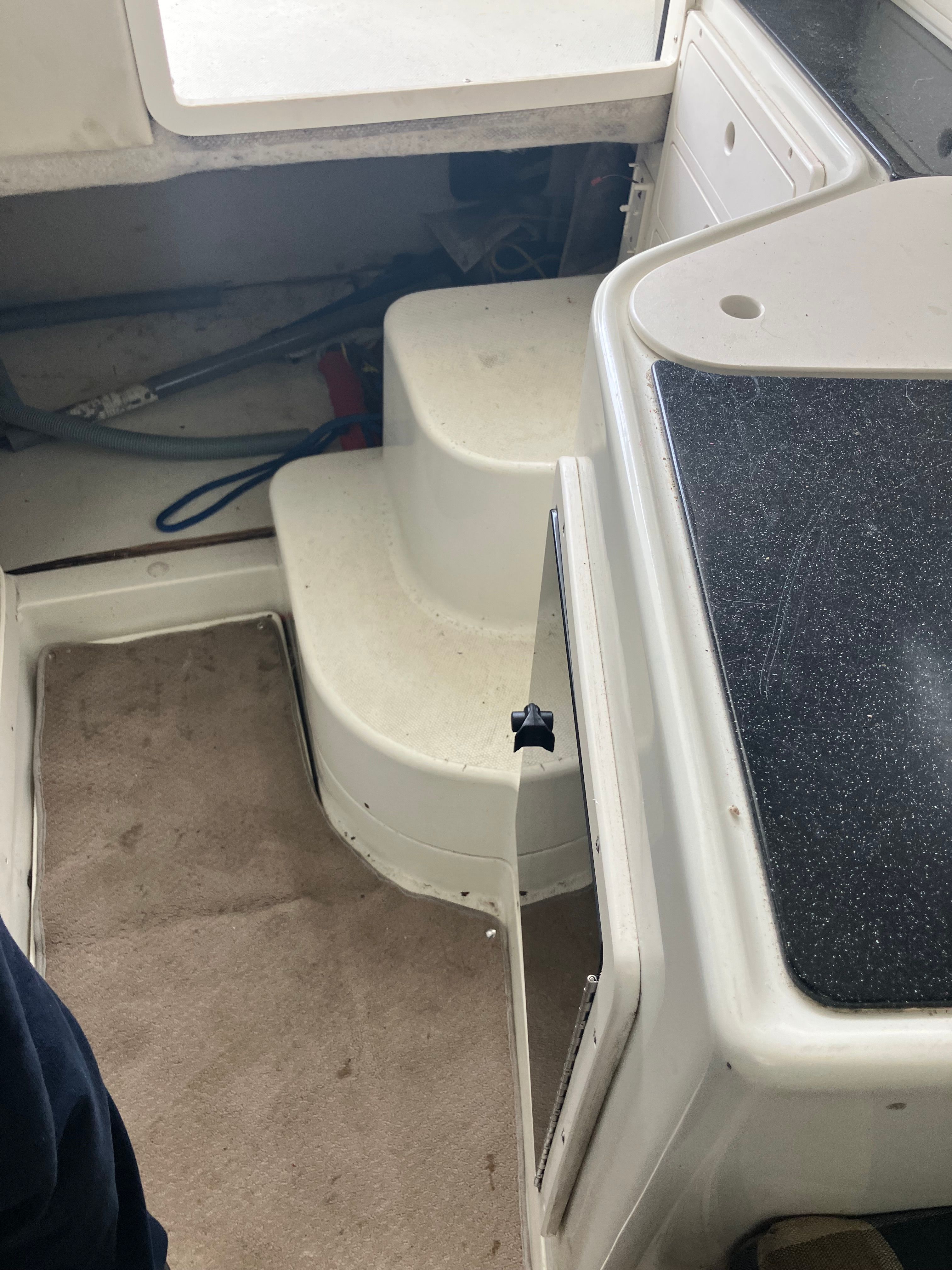 Interior of a 2002 Hydra-Sports Vector 2600 WA boat.