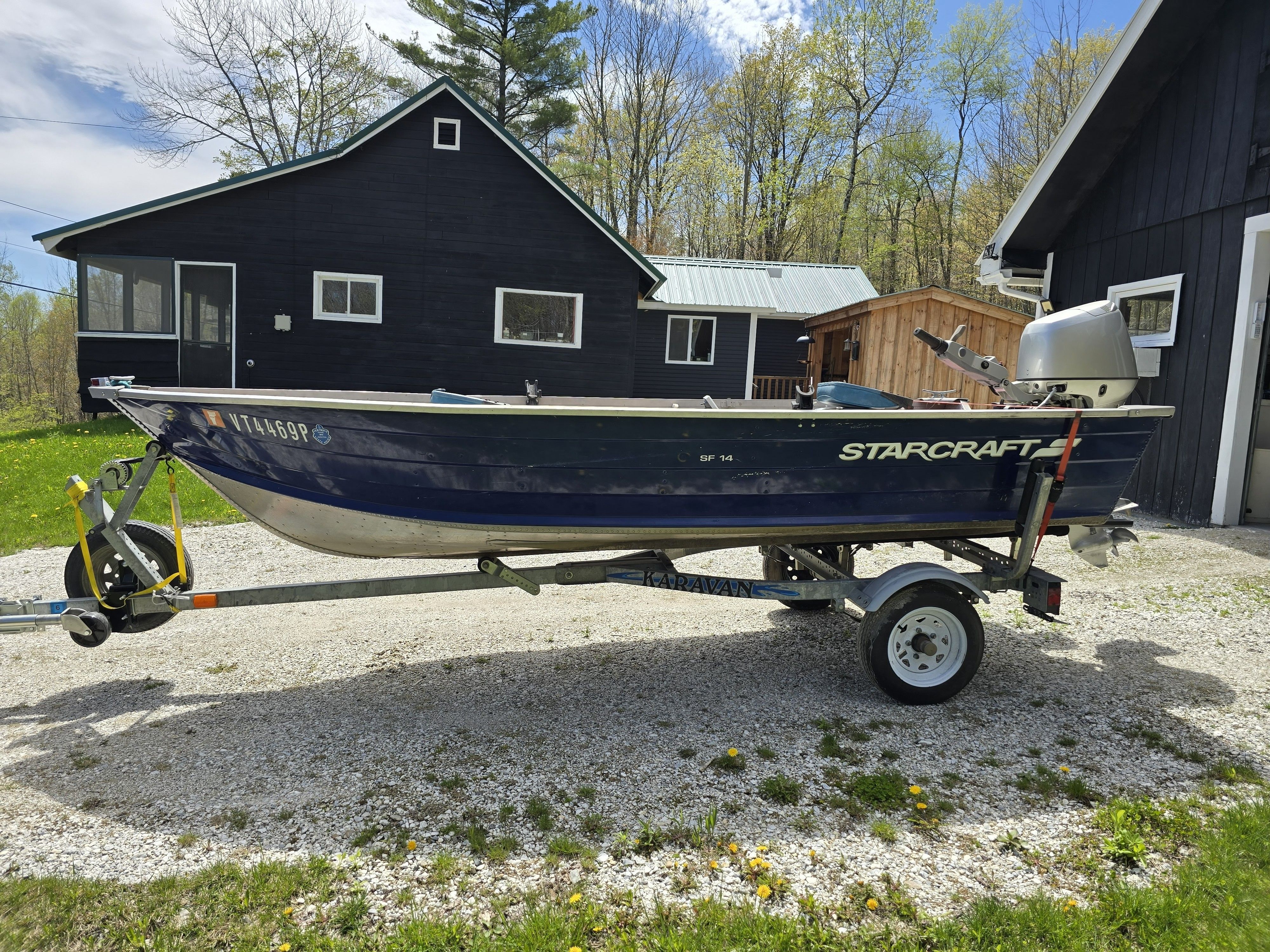 2002 Starcraft SF 14 L SS Utility Boat