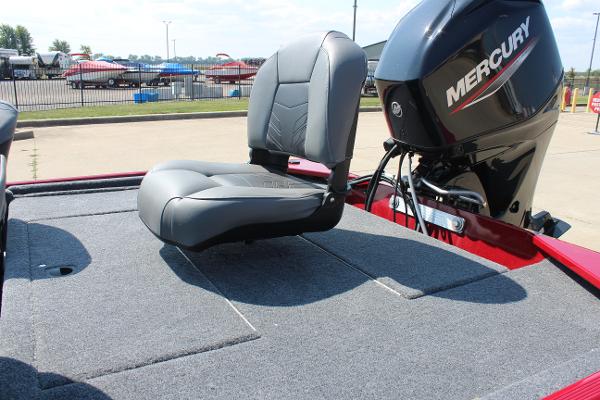 2025 Tracker Bass Tracker Classic XL boat with Mercury engine and seating.