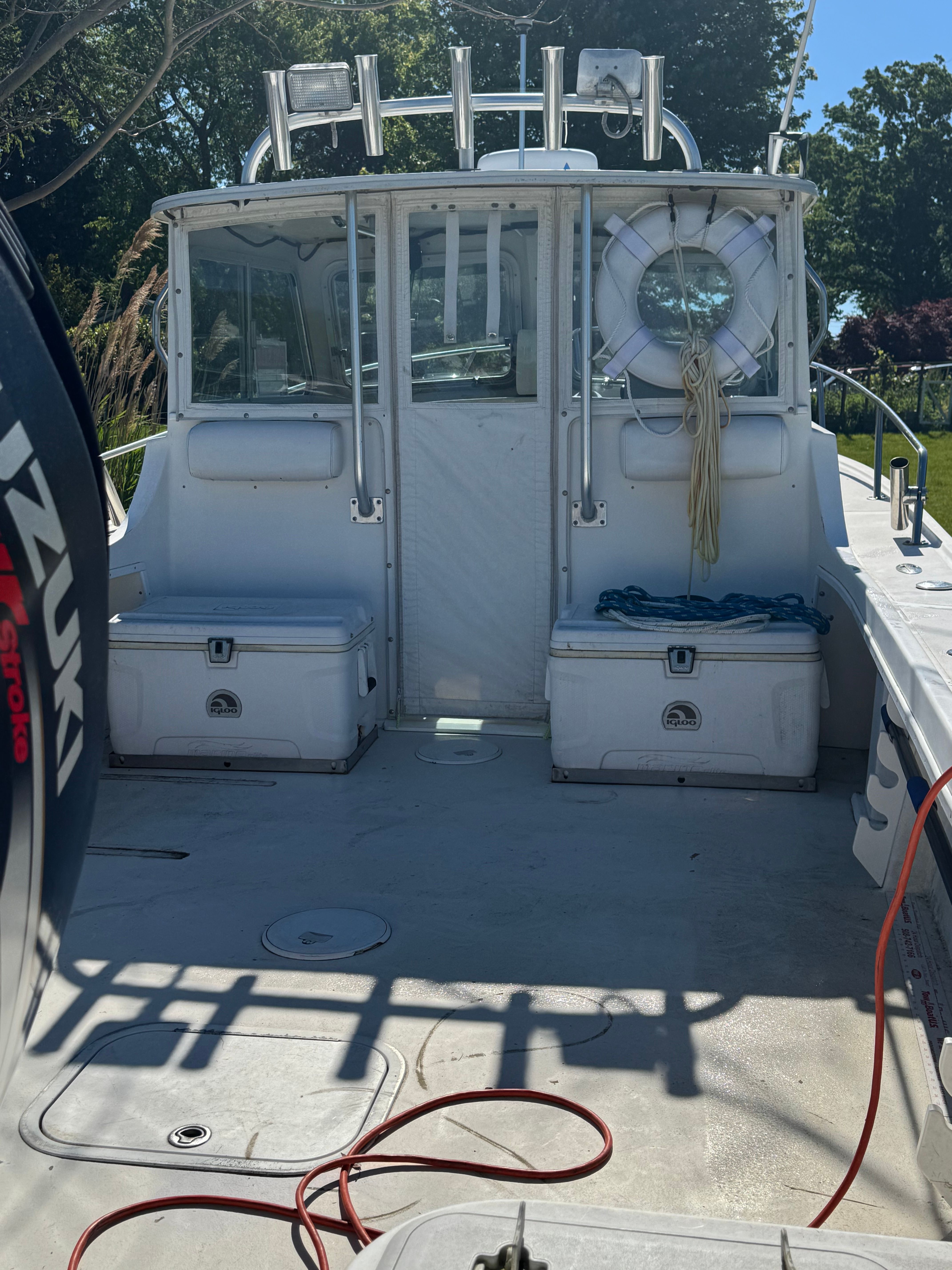 2009 Steiger Craft 25 Miami boat with Suzuki engine.