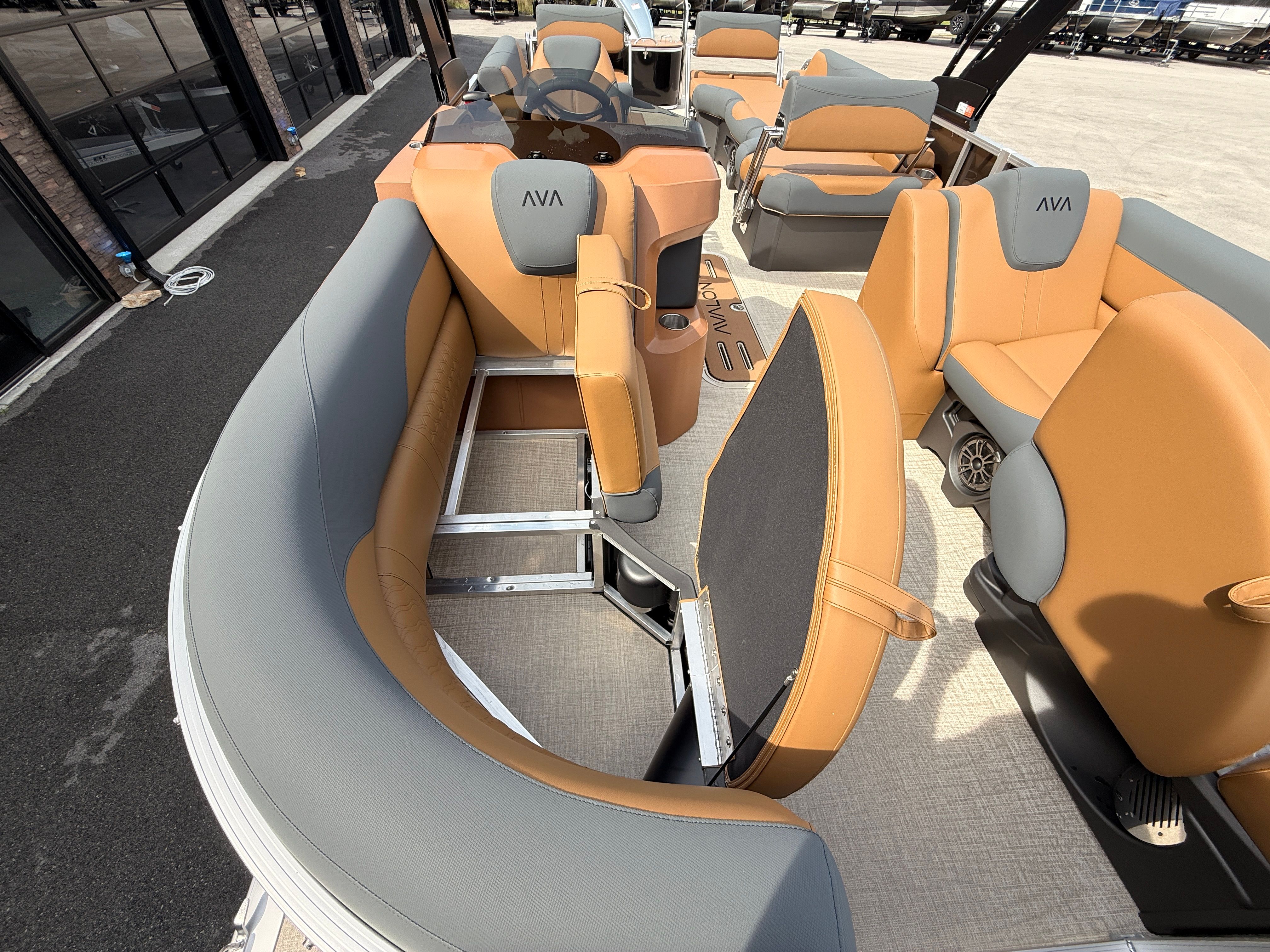 Interior of 2026 Avalon 2385 LSZ with luxurious seating.