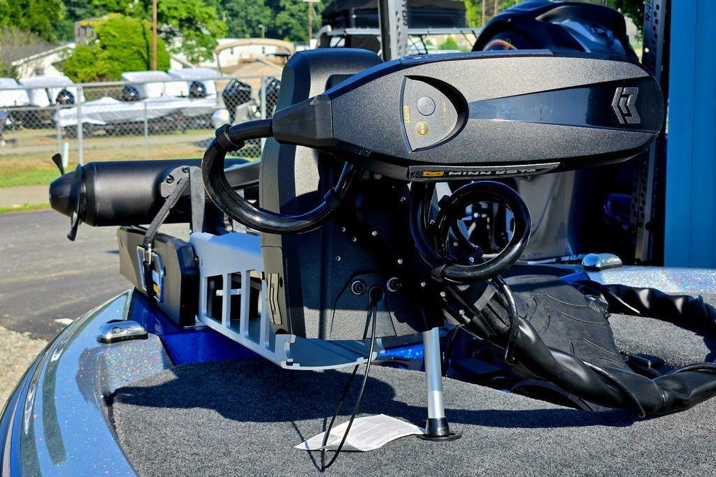 2026 Skeeter ZXE20 boat with Minn Kota trolling motor on deck.