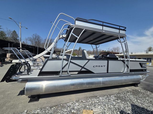 2026 Crest Caribbean 250 Double-Decker Tri-Toon w/250hp, Trai - 5