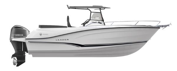 2023 Jeanneau Leader 6.5 CC S3 boat with Yamaha outboard motor.