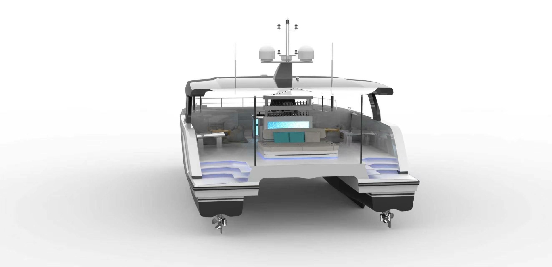2027 Diamond Yachts P55 Power Catamaran - Image 10